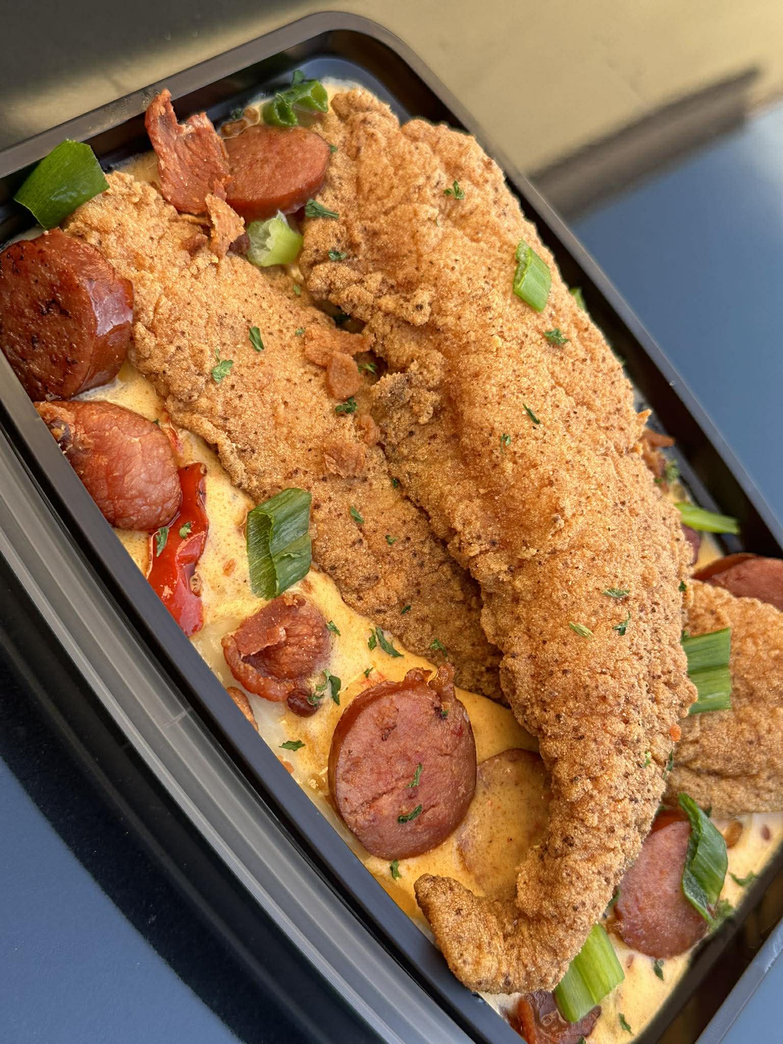 Shrimp or Fish & Grits